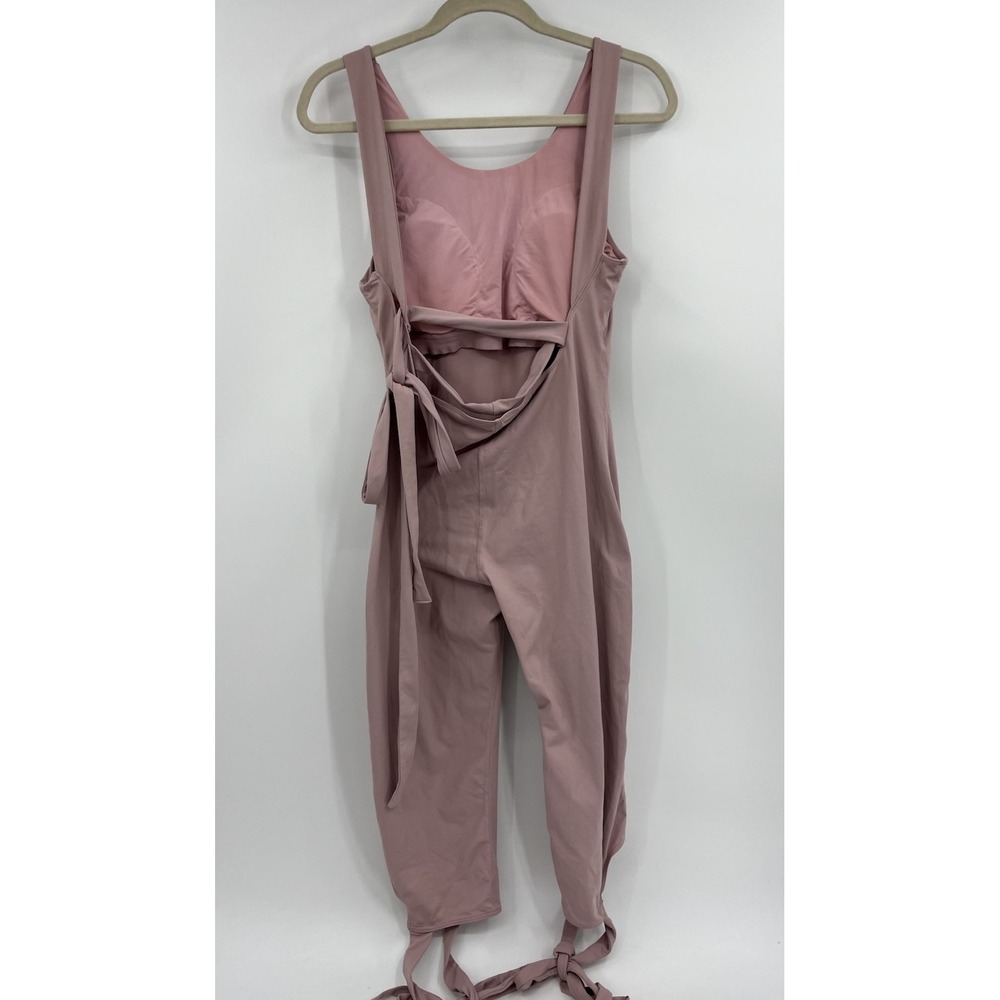 Namastetics Yoga Ballet Jumpsuit One Piece Size Small Pink Padded Bra - Picture 5 of 9